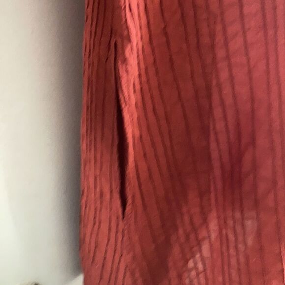 ANOKHI Crimson Ribbed Tunic-S - Picture 3 of 6